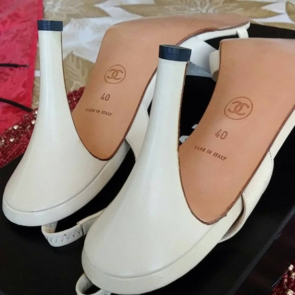 Chanel Beige Sandals (NEW, Never Worn) - Picture 7 of 8